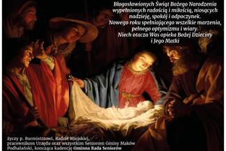 Życzenia świąteczne - Gminna Rada Seniorów